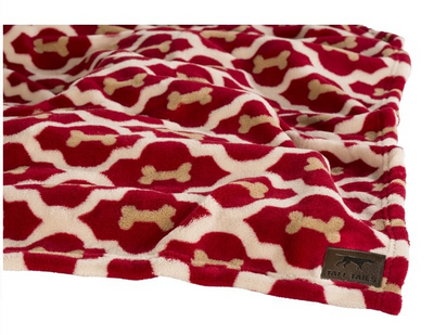 Tall Tails - Fleece Blanket - Red Bone