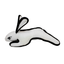 Tuffy Toys - White Rabbit