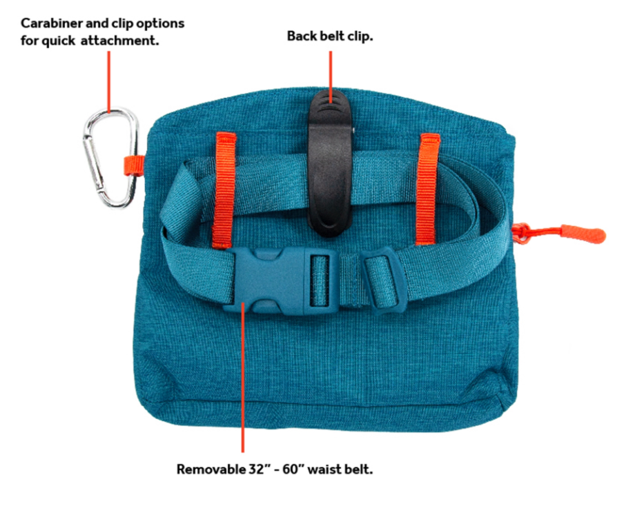 Canine equipment online treat pouch