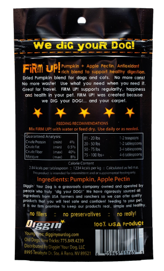 Diggin Your Dog - Firm Up Pumpkin