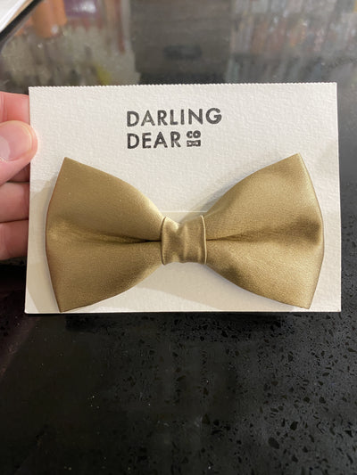 Darling Dear - Gold Bow