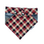 Collar Crazy Co - Old Man Plaid with Deer Bandana