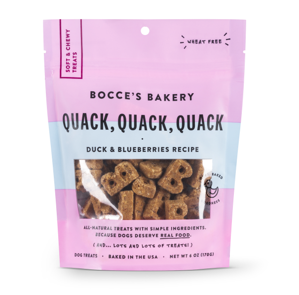 Bocce's Bakery - Quack Quack Quack Soft & Chewy - 6oz