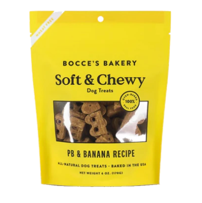 Bocce's Bakery - Peanut Butter Banana Basic Soft & Chewy - 6oz