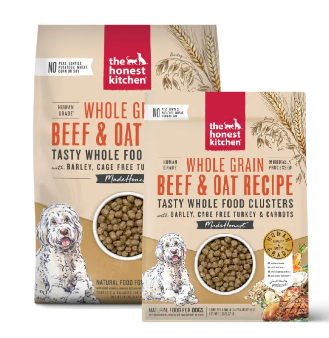 The Honest Kitchen - Dry Dog Food - Whole Grain Clusters