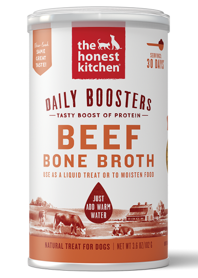 The Honest Kitchen - Daily Boosters - Instant Beef Bone Broth with Tumeric