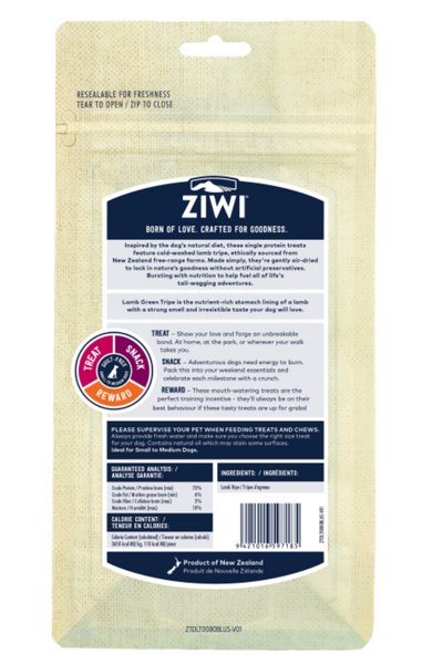 ZIWI Peak - Dog Lamb Green Tripe Pouch - 80g